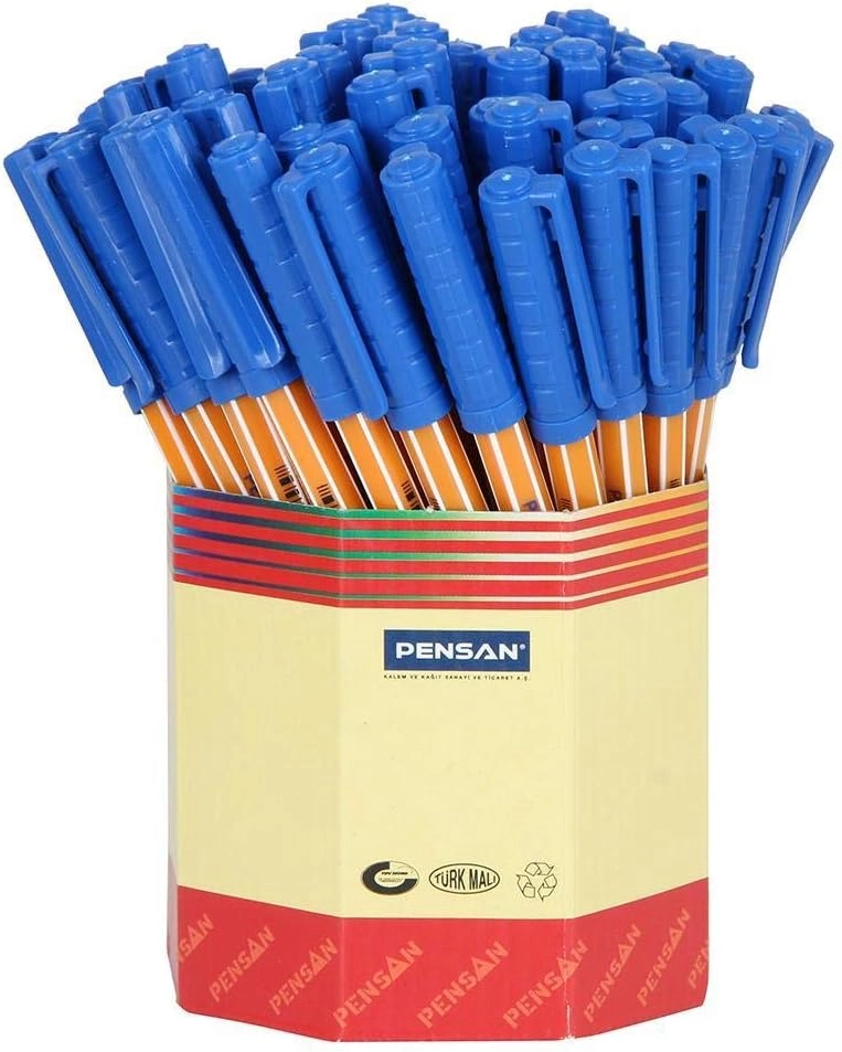 Pensan 1010 Tükenmez kalem Mavi 1 mm.  60’lı Pk