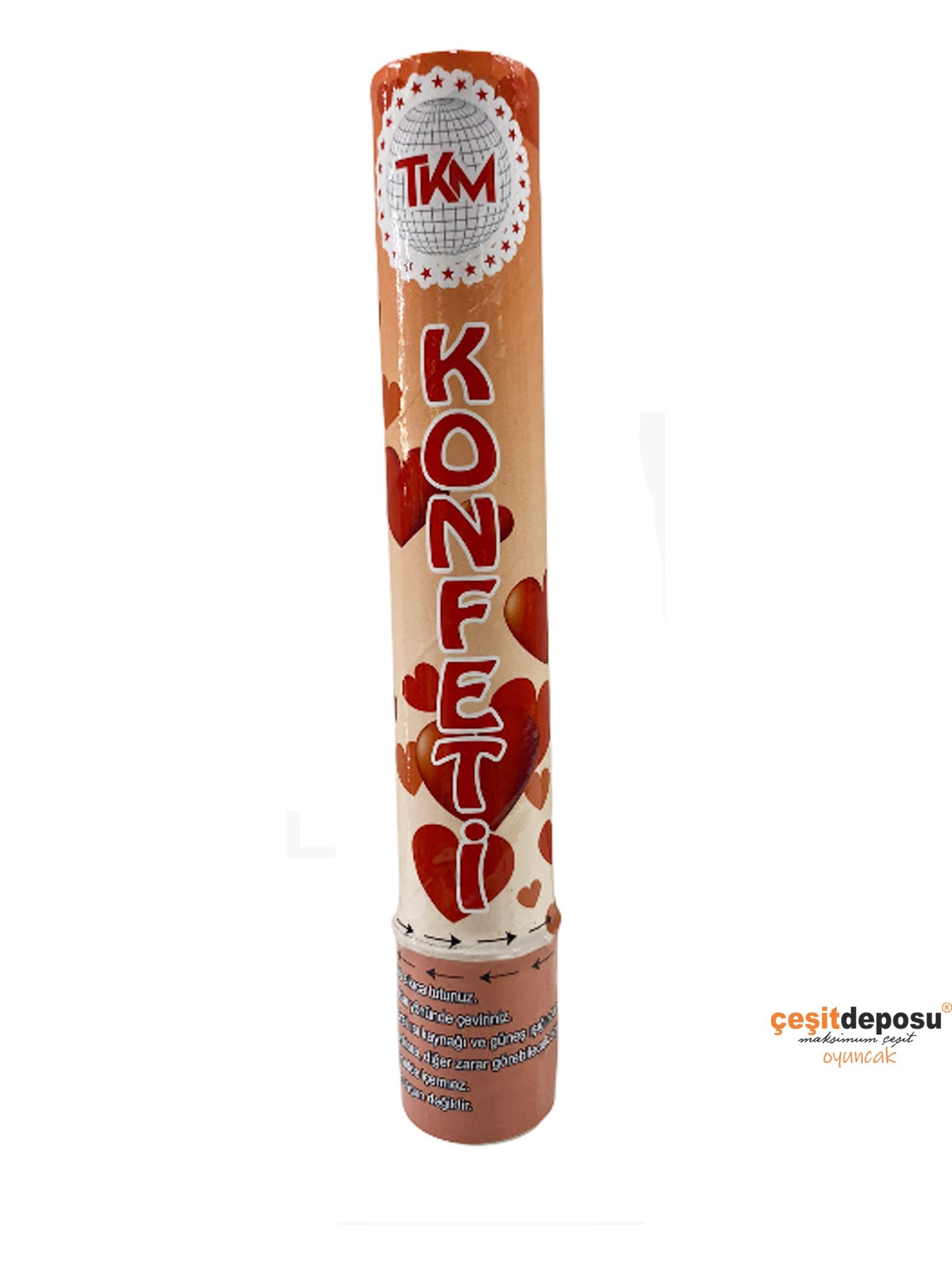 Konfeti 30cm Kalp Model