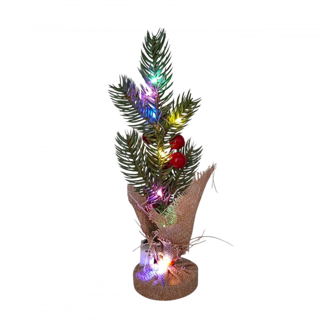 Poşette 2504147 Işıklı 24cm Yılbaşı Ağacı