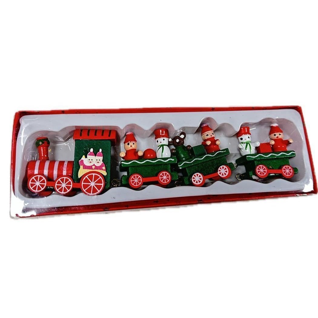 Yılbaşı 200680124 Ahşap Yılbaşı Tren