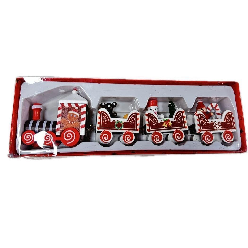 Yılbaşı 200680124 Ahşap Yılbaşı Tren