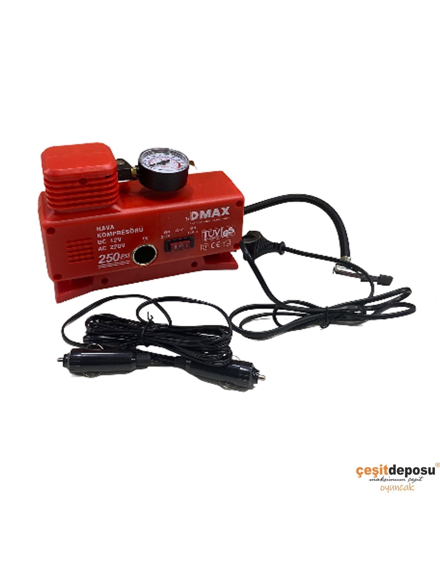 Dmax DMX4675 Çift Girişli Hava Kompresörü 12v-230w