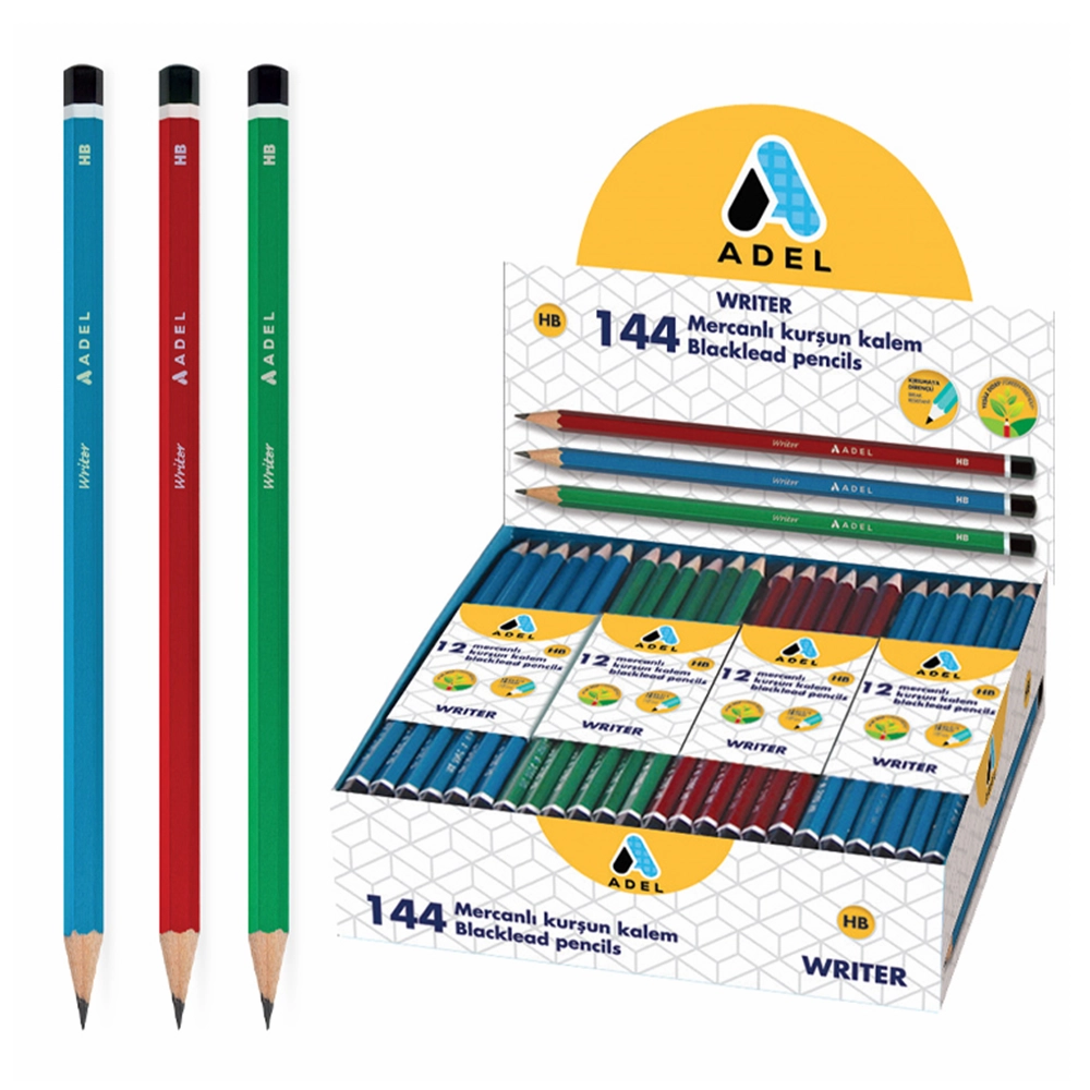 Adel Kurşun Kalem Writer Mercanlı  12 li Paket
