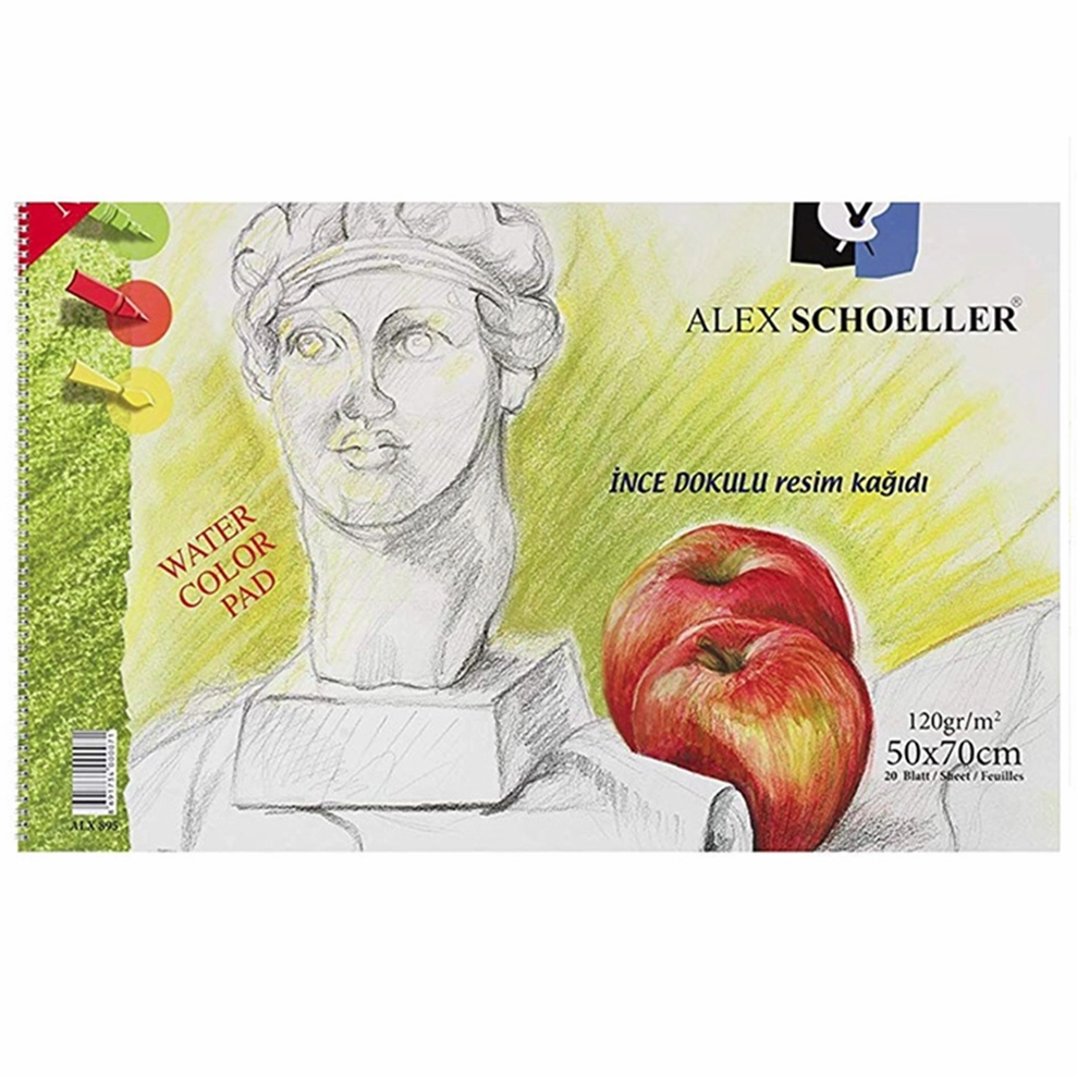 Alex Schoeller Resim Defteri 50X70 Cm Spralli 120 Gr 20’Li
