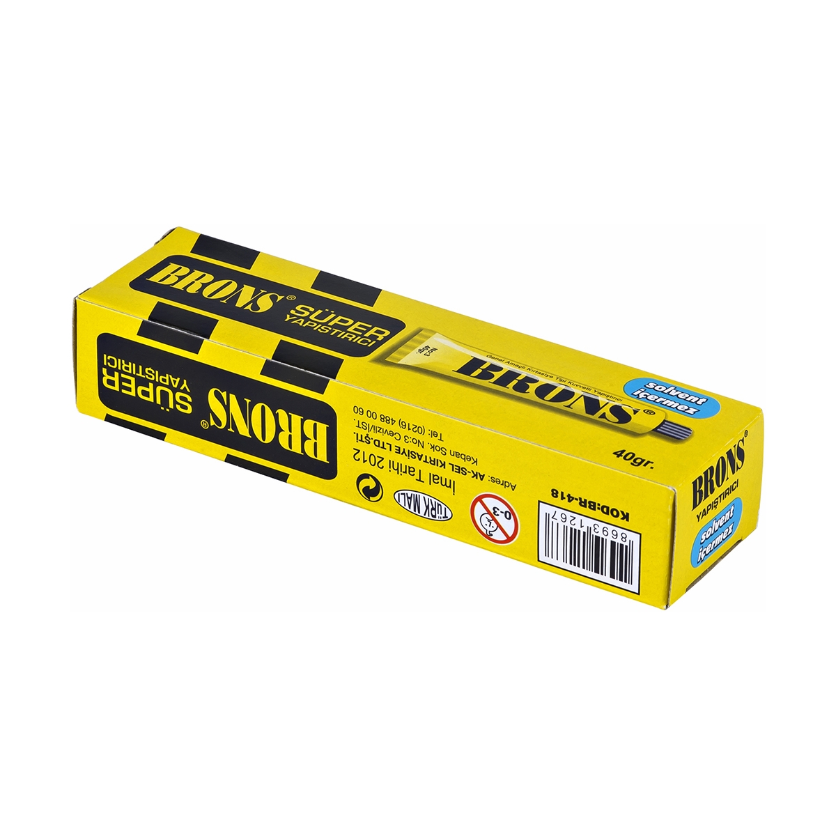 BRONS YAPİSTİRİCİ SOLVENTSİZ 40 GR