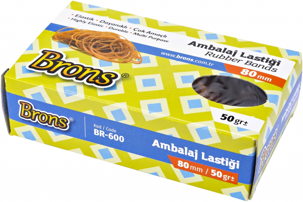 Brons Ambalaj Lastiği 50 Gr.Kutulu Br-600