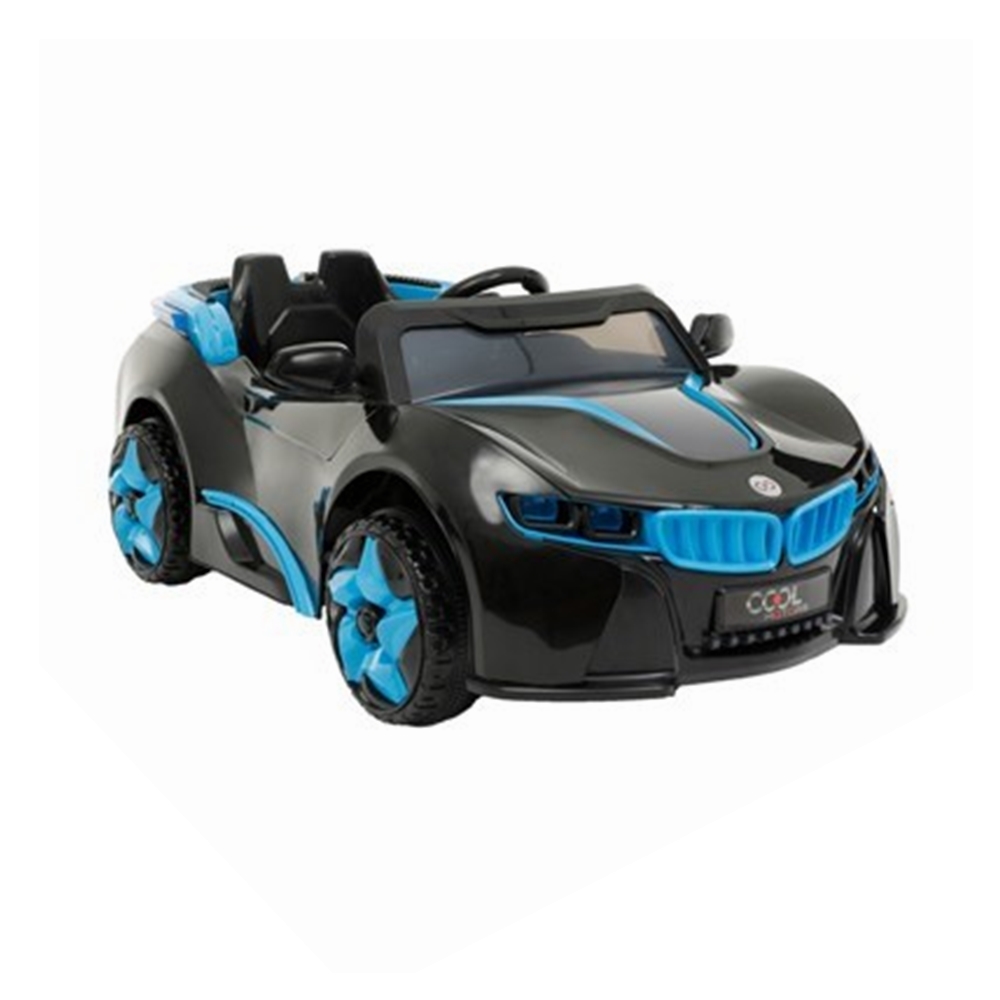 Cool Motors 59787 F8 12V Akülü Araba Siyah-Mavi
