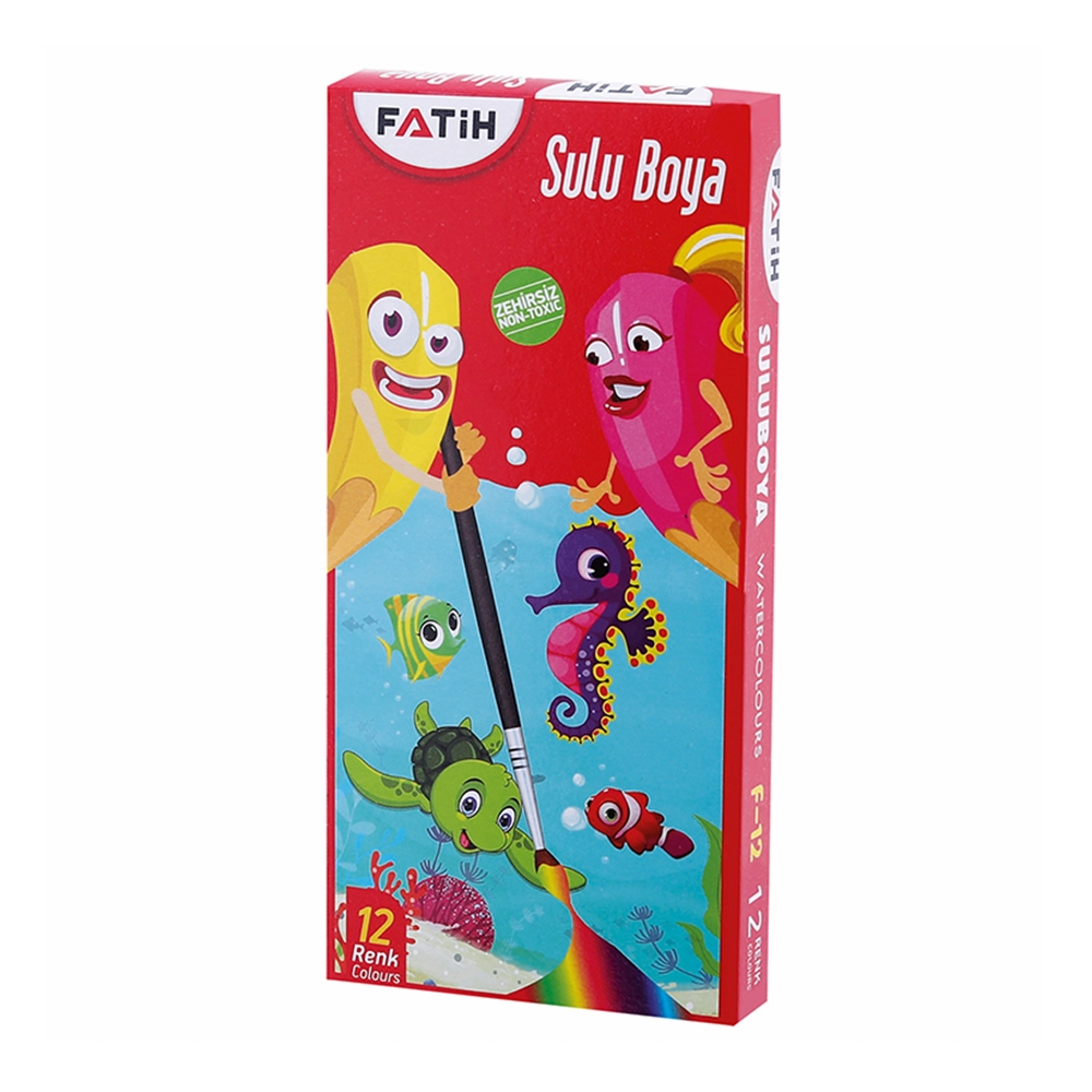 Fatih Sulu Boya 12 Renk F-12 Fa00901Sb12Rbs