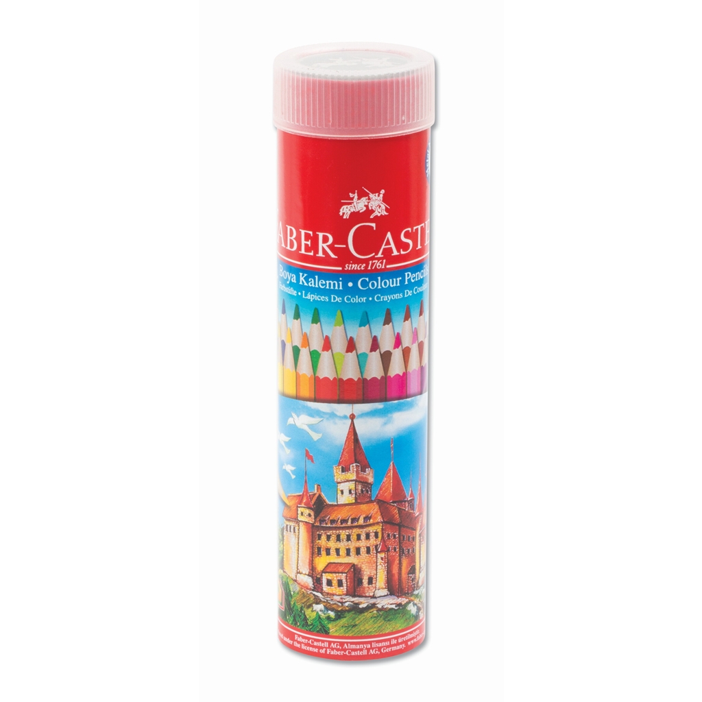 Faber Castell 24 Renk Tüp Kuruboya
