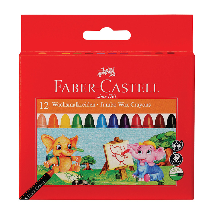 Faber Castell Mum Boya Süper Yıkanabilir 12 Renk