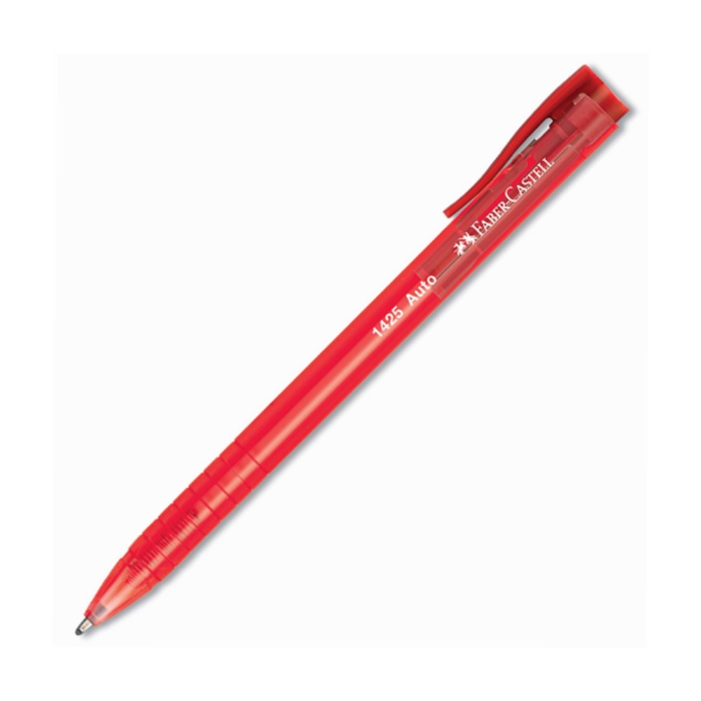 Faber 1425 Auto Tükenmez, Kırmızı 10’lu Kutu