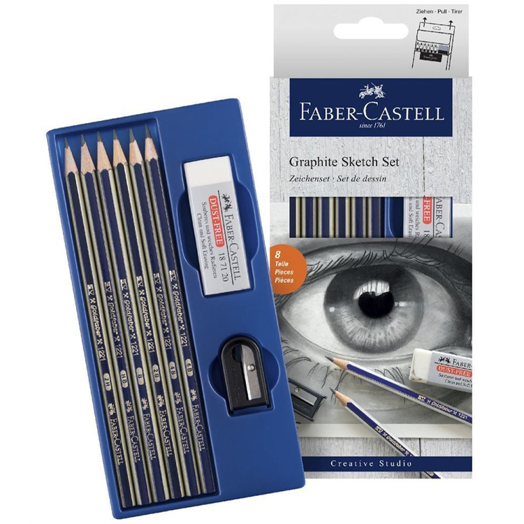 Faber Castell Dereceli Kurşun Kalem Goldfaber Çizim Seti