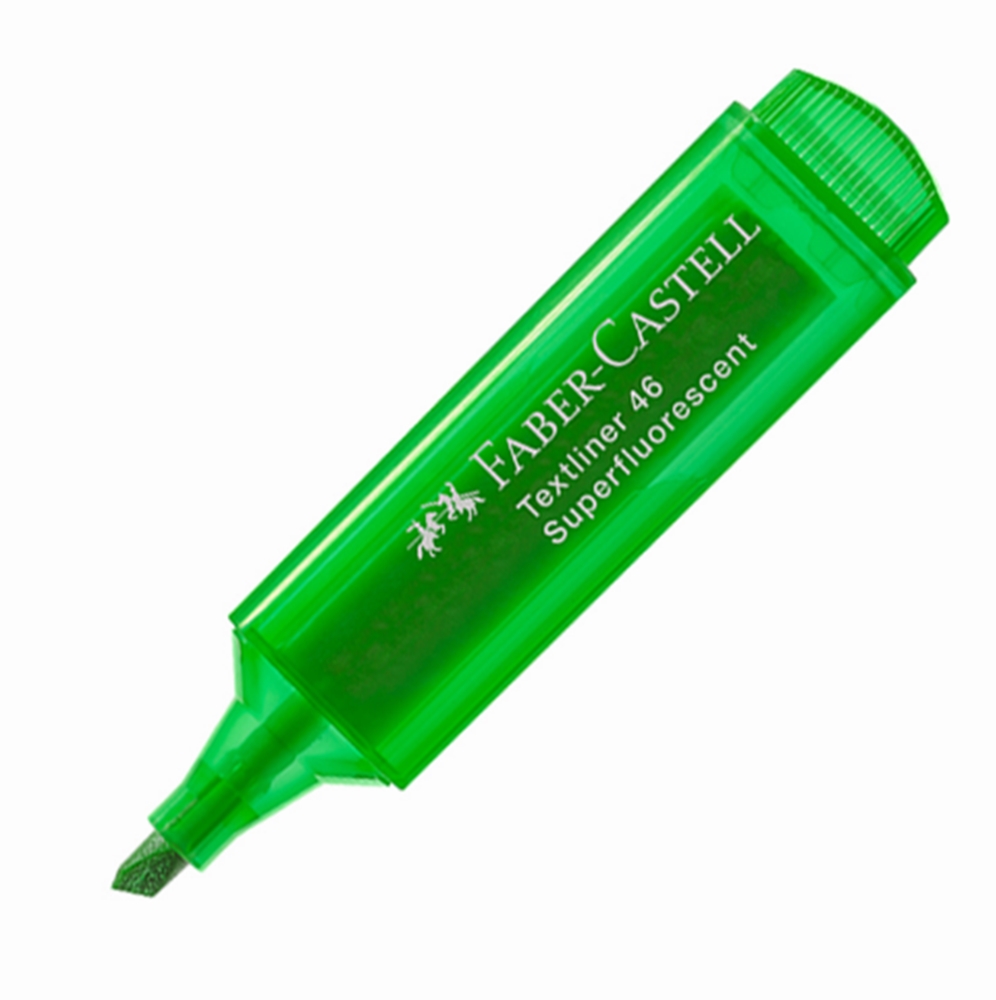 Faber Castell Fosforlu Kalem Yeşil