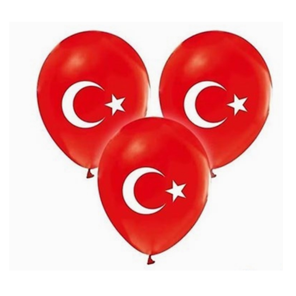 Gemar Balon Bayrak Baskılı 100lü