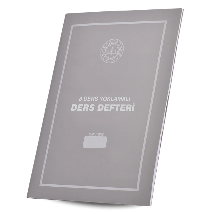 Gülpaş 25*35 Plastik Kapak Ders Defteri 8 Ders Yoklamalı 