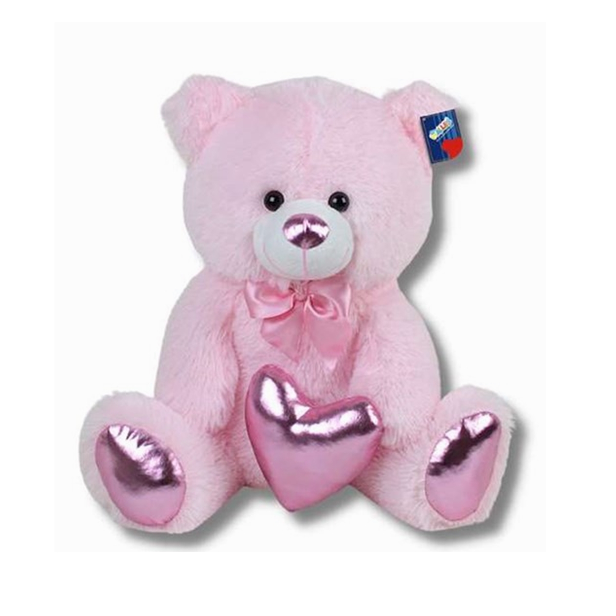 Halley%2062500%20Peluş%2030cm%20Parlak%20Kalpli%20Ayı