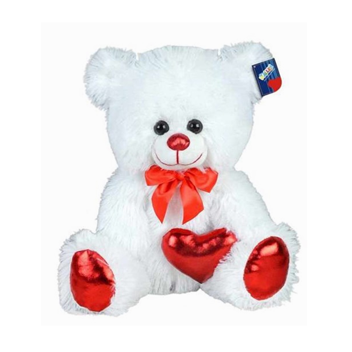 Halley%2062500%20Peluş%2030cm%20Parlak%20Kalpli%20Ayı