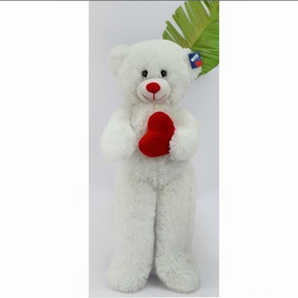 Halley%2062531%20Peluş%2080cm%20Dolgulu%20Kalpli%20Ayı