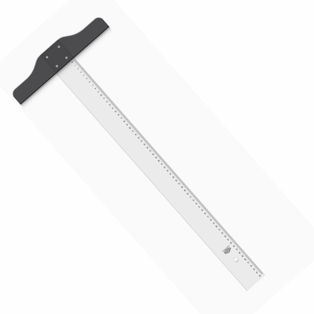 TEKNİKER MİKA T CETVELİ (ACRYL) 65 cm