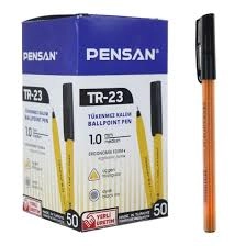 Pensan Tr-23 Üçgen Tükenmez Kalem 1.0 Mm Siyah 50’li Paket
