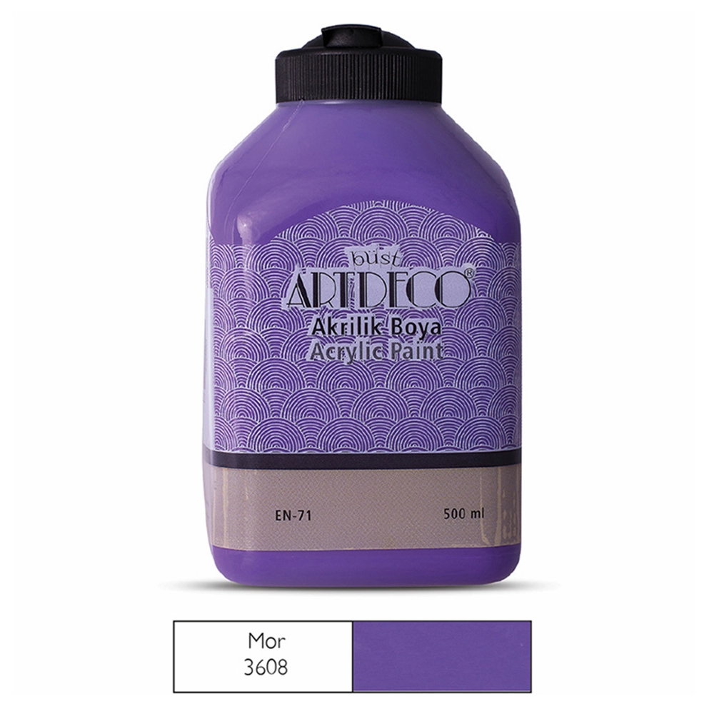 Artdeco Akrilik Boya 500 Ml Mor LV-Y-70-3608