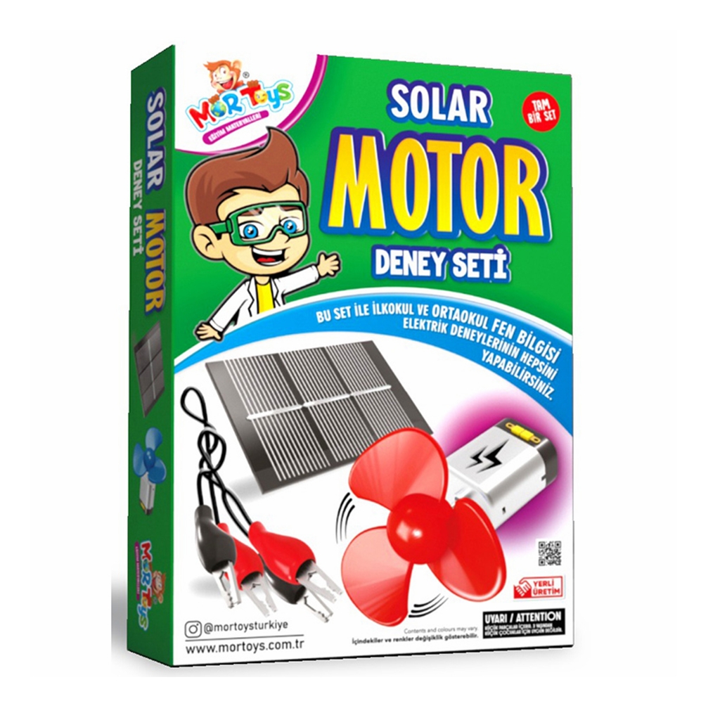 Solar Motor Deney Seti Kutulu Mor 9751