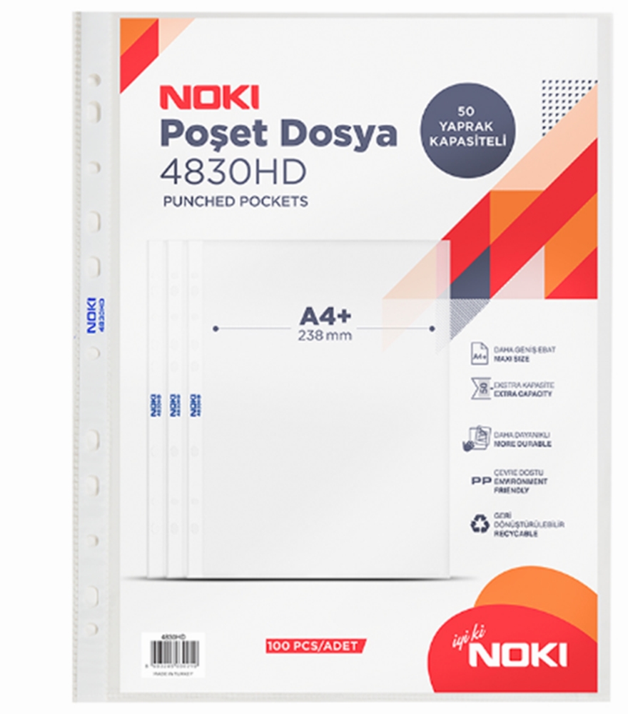 NOKİ%20HD%204830%20Poşet%20Dosya%20100%20lü%20Paket