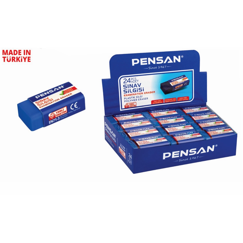 Pensan Pss-24/Mavi Sınav Silgisi 24’Lü Pe99909Ssmavi