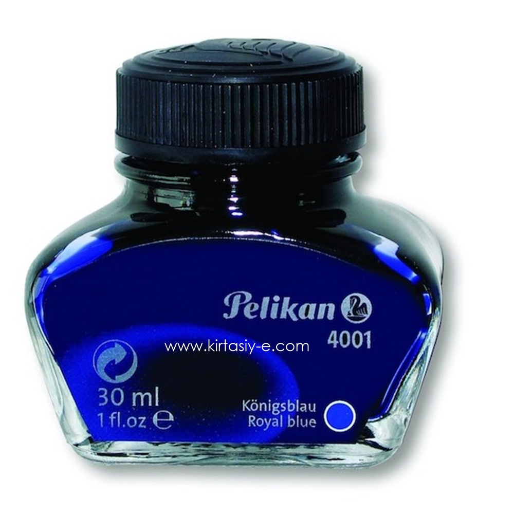 PELİKAN%204001%20YAZI%20MÜREKKEBİ%20ROYAL%20MAVİ%20301010%2030ML