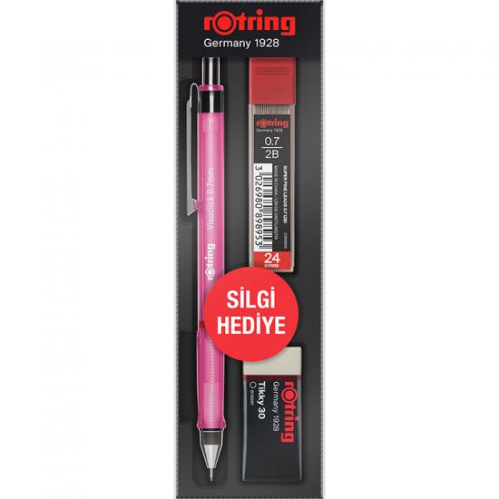 Rotring Versatil Kalem Visuclick Set 0.7 Mm Pembe