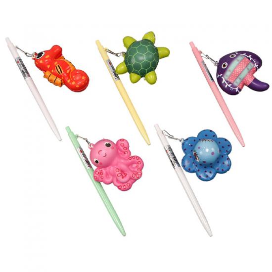 6 Renk Versatil 0,7 Mm Squishy Deniz Hayvanları 