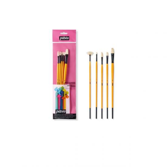 Pebeo 5Li Yağlı By.Fırça Seti No: 2-6-8-12 Set-12