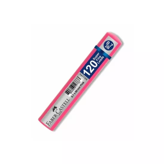 Faber Min 0.7 2B 60mm, 120’li Pembe Tüp 