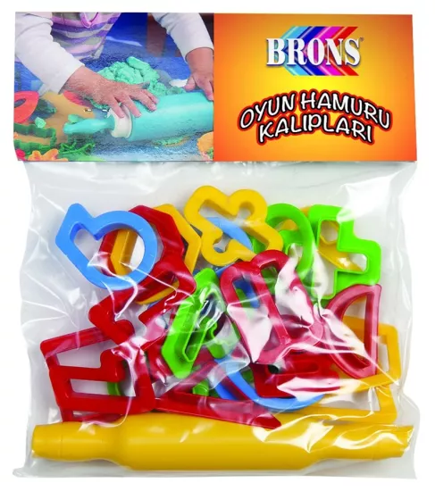 Brons Oyun Hamur Matema Şekillendirme Seti Br-472