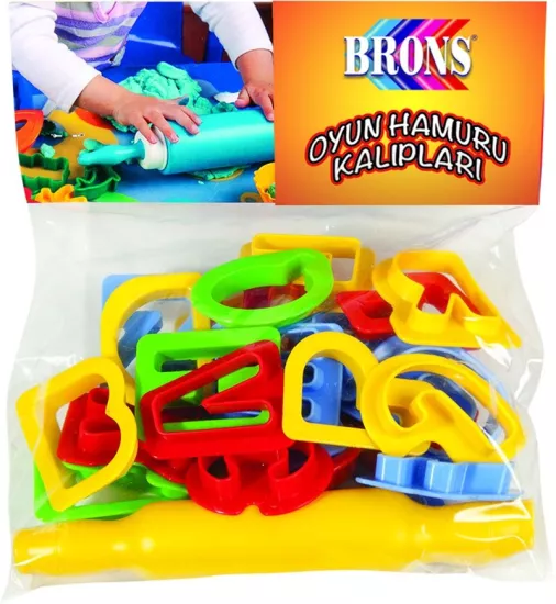 Brons Oyun Hamur Harf Seti Br-473