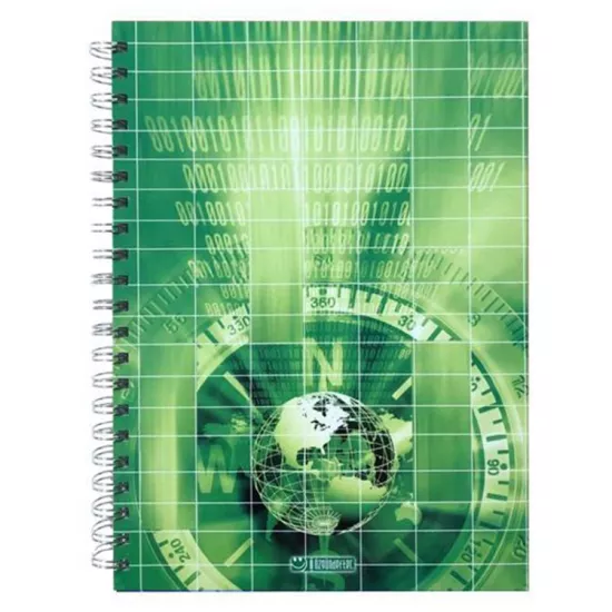 Özgün 20X28 Sipiralli Sert Kap Defter Kareli 120Yp