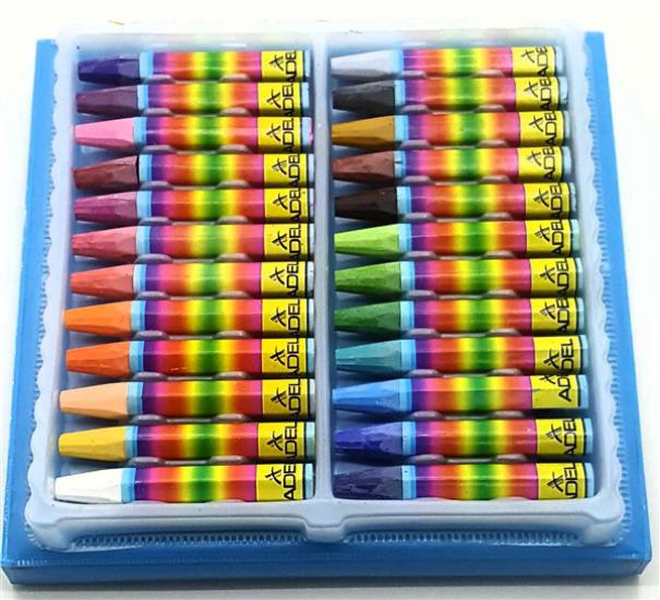 24 Renk Adel Pastel Boya Çantalı