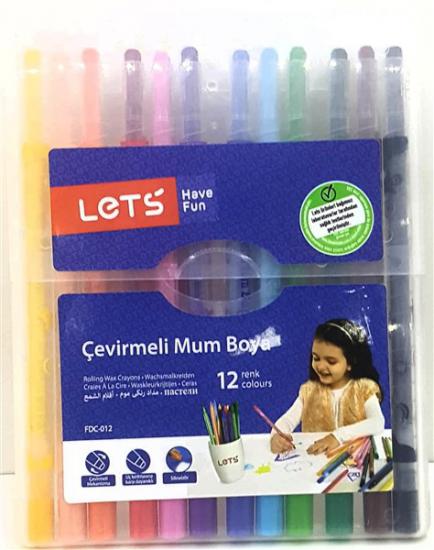Lets 12li Rolling Crayon Cevirmeli Mum Boya Fdc 012 Fiyati
