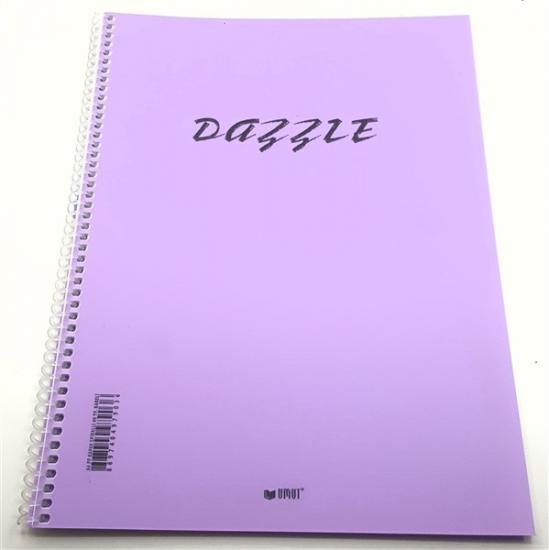 UMUT DAZZLE A-4 120 YAPRAK PP KAPAK SİPİRALLİ ÇİZGİLİ DEFTER
