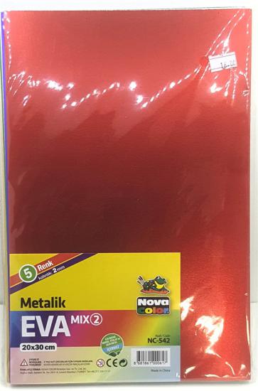 Metalik Eva 5 Renk Nova Color 20X30