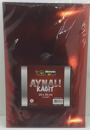 Aynalı Kağıt 20X30 10 Renk Nova Color