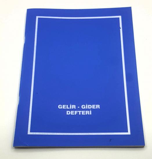 Gelir Gider Defteri Plastik Kapaklı 40 Yaprak