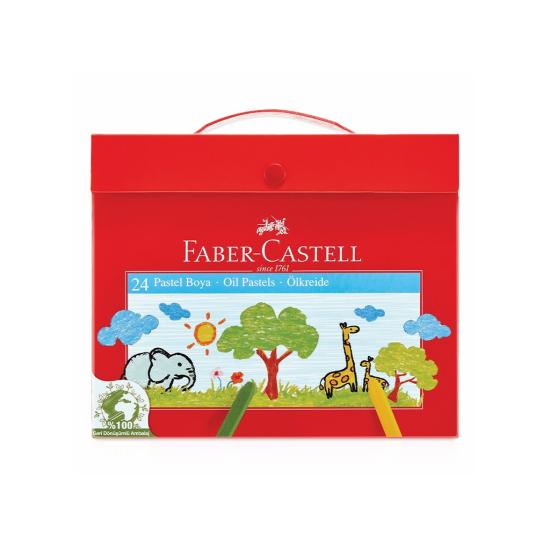 Faber Castell 24 Renk Çantalı Pastel Boya