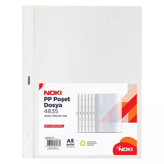 Noki Poşet Dosya A5 100’Lü Paket i 4835