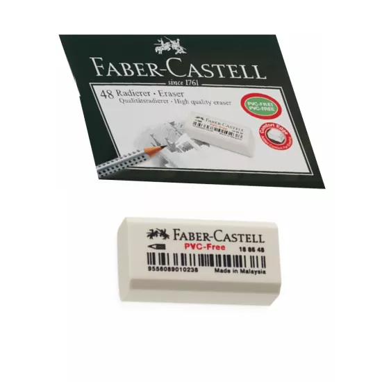 Faber Castell Silgi Beyaz Mini 7086/48  