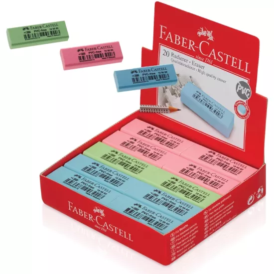 Faber Castell Silgi Renkli Büyük Boy