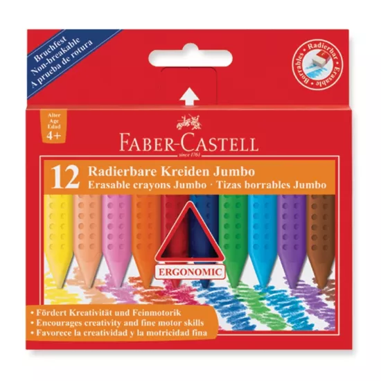 Faber Castell Mum Boya Grip Jumbo 12 Renk