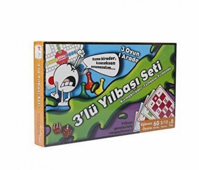 3’lü Yılbaşı Seti Kızma Birader Tombala Fırdöndü
