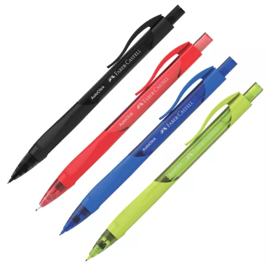 Faber Castell Autoclick 0.5 Renkli Gövde Klasik 