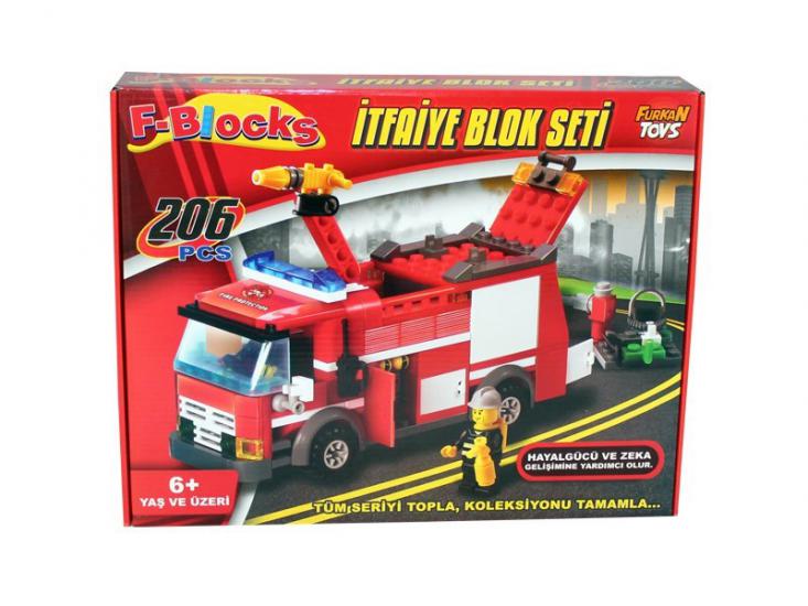 F-Blocks FR30945 İtfaiye Serisi 206pcs